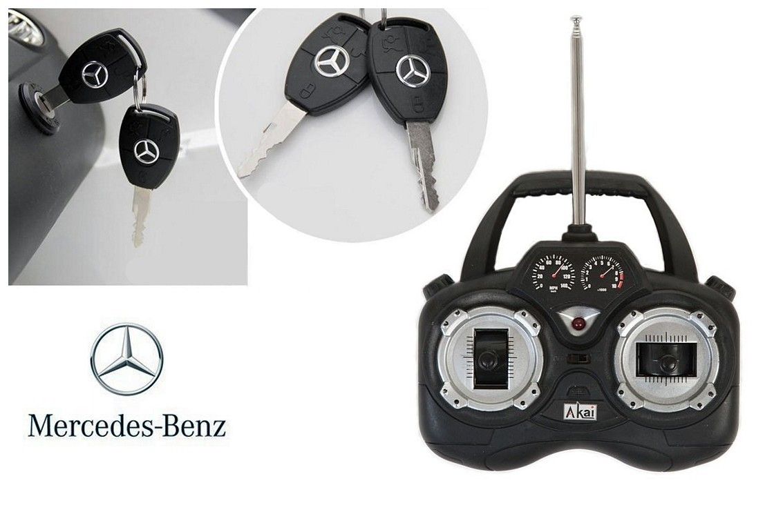 Электромобиль DMD-G55 Mercedes-Benz AMG NEW Version 12V R/C black с резиновыми колесами  